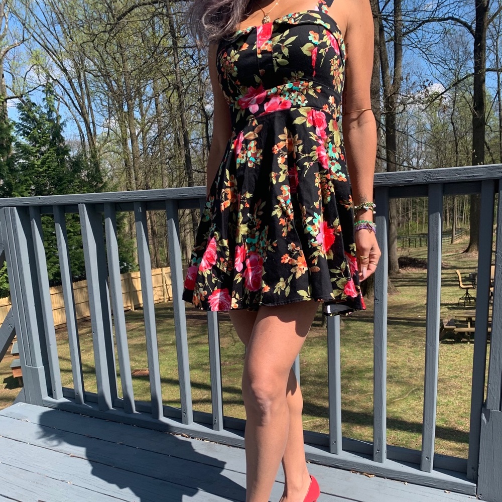 Floral party dress